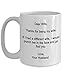 SpreadPassion The Store – Dear Wife Coffee Mug – Ceramic Hot Cocoa Coffee Mug – Best Gift Idea on Christmas, Anniversary, and Birthday – Novelty Mug for Cold Beverages – Funny Tea Mug 11 Oz and 15 Oz