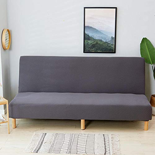 Waterproof Sofa Cover Sofa Bed Cover Folding Armless Sofa Cover Couch Slipcover Furniture Protector Cover Couch Bed Futon Cover Washable - Thumbnail 2