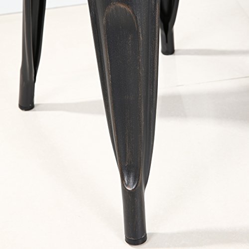 Belleze-Set-of-2-4-Vintage-Style-Dining-Side-Chairs-Steel-High-Back