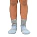 TeeHee Little Boys Basic Cotton Crew Socks 6 Pair Pack (6-8 Years, Stripes Color Block)