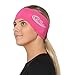 TrailHeads Womens Ponytail Headband - Moisture Wicking Hair Headband for Running, Winter, Workout - Athletic Headband Women - Berry/Reflective Silver