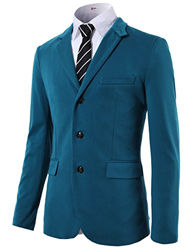 H2h Mens Cozy Casual Slim Fit Mandarin Collar Single Breasted