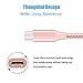 Micro USB Cable 4 Pack,COZY 3FT 6FT 6FT 10FT Long Premium Nylon Braided Android Charger USB to Micro USB Charging Samsung Charger Cord for Samsung Galaxy S7 Edge/S7/S6/S4/S3,Note 5/4/3（Pink）