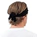 Kooshoo HU Black Headband For Men. Ecofriendly Black Bandana Headband for Hiking, Running and Life.