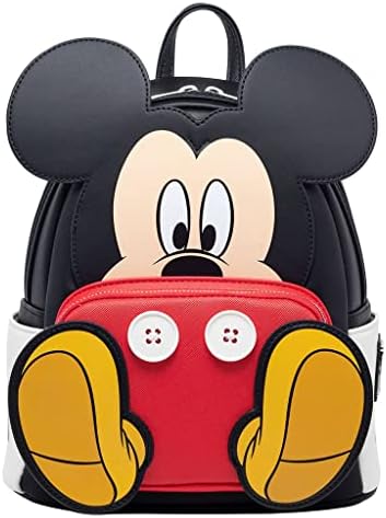 disney100 platinum mickey mouse cosplay mini backpack Amazon.com: Loungefly Disney100 Mickey Mouse Platinum Mini Backpack SILVER  NONE: Clothing, Shoes & Jewelry