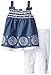 Calvin Klein Baby-Girls Newborn Chambray Tunic with White Leggings