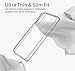 MoKo Compatible with Huawei P30 Case, Slim Anti-Scratch Hard PC Backplate + TPU Bumper Shock Absorption Hybrid Anti-Yellow Cellphone Cover Shell Fit with Huawei P30 - Crystal Clear