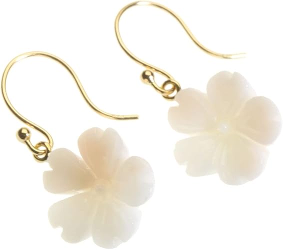 Amazon ミッド珊瑚 白 ピアス フック 桜 花 K18 イエローゴールド 無染色 Sansui ピアス 通販 Amazon ミッド珊瑚 白 ピアス フック 桜 花 K18 イエローゴールド 無染色 Sansui ピアス 通販