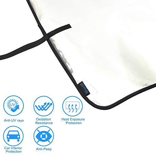 Windshield Sunshade UV Ray Reflector for 2014-2018 GMC Sierra 1500 2500 HD 3500 HD Front Window Sun Shade Visor Shield Cover, Keeps Truck Cool