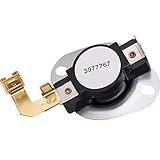 3977767 Dryer Thermostat Replacement part by Blue Stars - Exact Fit for Whirlpool & Kenmore Dryers - Replaces 3399693 WP3977767 WP3977767VP