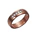 VITEROU 6MM Classic Pure Copper Wedding Engagement Band Ring with 2 Magnets for Arthritis Pain Relief Comfort Fit,Size 6-13