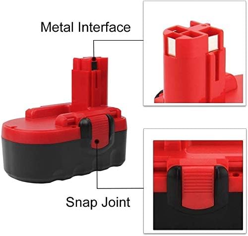 MANUFER 18V 4.0Ah PSR18 batteryfor Bosch Replacement NI-MH Battery GSR18 2607335277 2607335535 2607335227 2607335536 BAT025 BAT038 BAT040 BAT041 BAT180 for Bosch Batter (1Pack) - Image 4