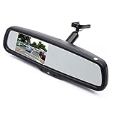 ANSHILONG Car Interior Replacement Rear View Mirror Built in 4.3
