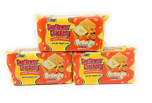 Croley Foods Sunflower Crackers Orange Cream Sandwich 6.7oz, 3 Pack - Thumbnail 4