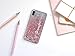 MARBLEFY Personalized Pink Glitter case for iPhone Xs Max/Xr/Xs/X/8/7/6/Plus Spiracle Holographic Quicksand Protective Clear Case