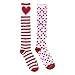 HOT FEET Valentine’s Day Knee-Highs, Heart Socks