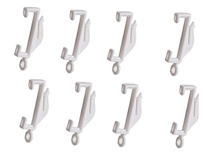 Bulk Hardware Bh03822 Curtain Rail Track Glide Hooks Gliders For