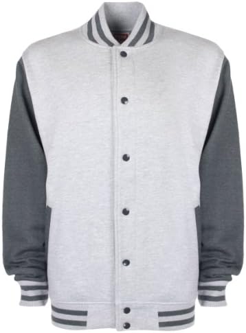fdm Unisex Varsity/University Jacket (Contrast Sleeves)