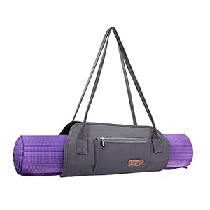 COSMOS Exercise Yoga Mat Carrying Shoulder Strap Bag with Internal and Outside Storge Pocket (Yoga Mat is NOT Included)