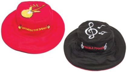 Luvali Convertibles LCKDS4LGT Guitar Treble Cleff Reversible Kids Hat Large