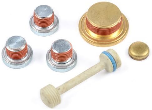 JEGS Brass Freeze Plug Kit | Fits 1997 & Up GM LS-Series Engines | Includes 6 Plugs