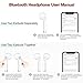 Wireless Earbuds Bluetooth Headphones Bluetooth Earphones Mini in-Ear Earphones Noise Cancelling Mini Sports Earbuds,Built-in Mic Charger Box and Supports All Bluetooth Devices Athumb 1