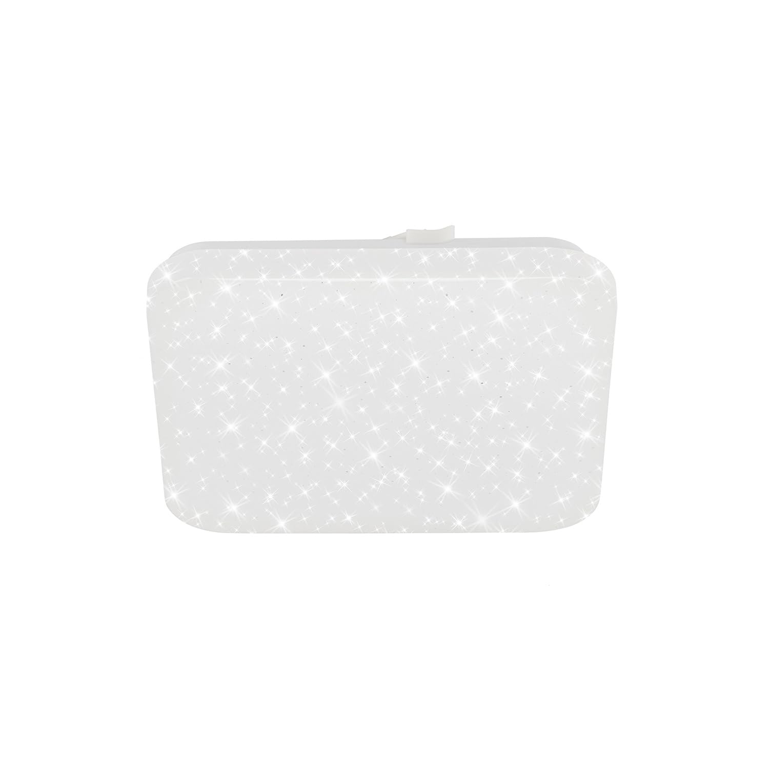 Briloner Leuchten - LED Ceiling Light, Ceiling Lamp with Star Decoration, 8 Watt, 900 Lumen, 4, 000 Kelvin, White, Square, 220x220x50mm (Lxwxh)