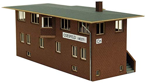 modellbahn-exklusiv Stellwerk Coesfeld Cn, Lasercut-Bausatz, Spur H0, 1:87
