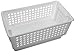 Rubbermaid Slide 'N Stack Basket, 11-inch, White (1837260),Small