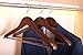 JS HANGER Wooden Suit Hangers, 3 Pack Extra-Wide Shoulder Wood Coat Hangers with Non Slip Pant Bar, Extra Smooth and Splinter Free Retro Finish