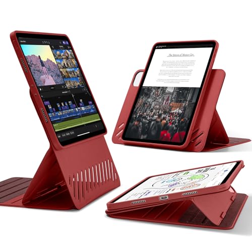 ESR für iPad Pro 12.9 Hülle 2022/2021, 12,9 Zoll, Shift Serie, Rot
