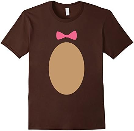 Mens Halloween Teddy Monkey Bear Shirt Cute Animal Lover Gift XL Brown