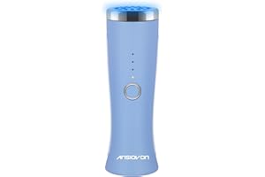 ANSIOVON Blue Light Therapy Device for Acne Spot Treatment - LED Acne Blue Light Therapy Wand for Face