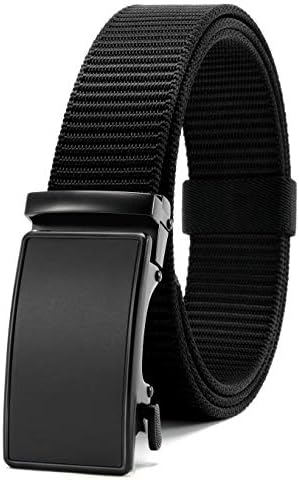Chaoren Nylon Ratchet Belt, Mens Golf Belt Casual, Adjustable Trim to Exact Fit Chaoren Nylon Ratchet Belt, Mens Golf Belt Casual, Adjustable Trim to Exact Fit