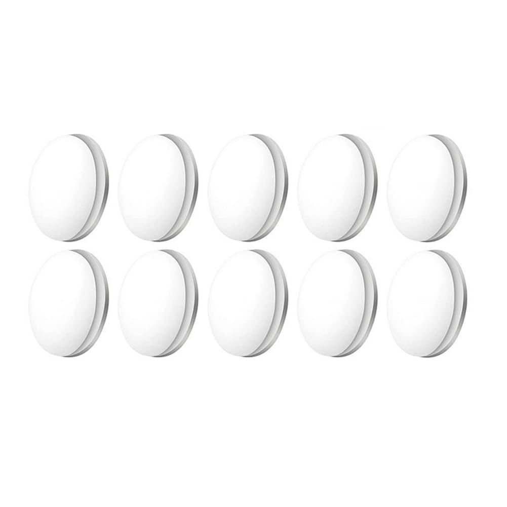 Lrtzizy 10PCS Magnetic Curtain Weights Drapery Weights Magnet Shower Curtain Weights Bottom for Tablecloth Curtain,White