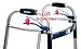 SportWalker EZ - Trigger Release Folding Walker with 5