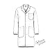 Dr. James Kids Lab Coat for School, Safety Snaps, Durable, Full Length, 2-16 Years (4-6 Years)