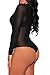 Dearlovers Women One Piece Shapwear Teddy Lingerie Babydoll Medium Size Black