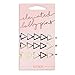Kitsch Fashion Metal Bobby Pins, Gold, Rose Gold and Silver, 2.5 Inches Long, 3 Pcs, Triangle Bobby Pins