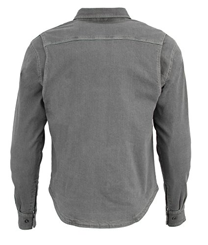 Milwaukee Performance Men's Denim Biker Shirt With Aramid (Grey, Medium)