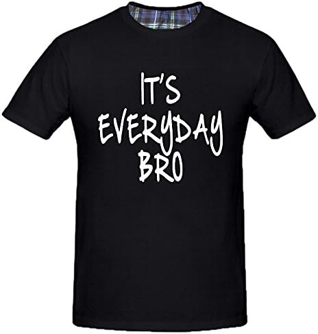Kouhaqi Men's It's Everyday Bro T-shirt (Black Small)
