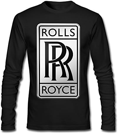 Dee Joes Men's Custom Rolls Royce Long Sleeve Round Neck T-Shirt