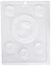 Cybrtrayd Life of the Party J101A Casino Gambling Roulette Wheel Chips Chocolate Candy Mold in Sealed Protective Poly Bag Imprinted with Copyrighted Cybrtrayd Molding Instructions
