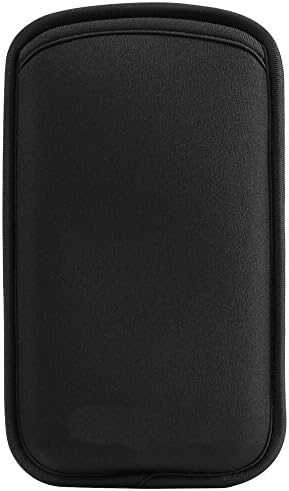 JlyifanUniversal Neoprene Shock Proof Pouch Sleeve Case for iPhone 13 Pro Max Samsung Galaxy A53 A33 OnePlus 9 9R 9 Pro OnePlus Nord 2 Nord N200 Motorola Edge Moto G Power 2021 Nokia 3.4 5.4 Black