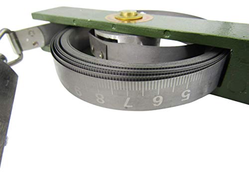 Handle Stainless Steel Explosion-proof Oil Tank Gauging Tapes Oil Gauging Tape with Stainless Steel Plumb Bobs (5m)