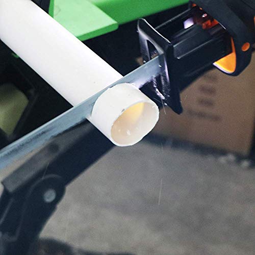 ZHAS Säbelsäge, tragbare 12-V-Säbelsäge mit Metallbearbeitungsschneider mit scharfer Klinge – Bild 5