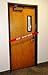Magnetic Door Barrier - Stop - DO NOT Enter, Safety Door Barrier with Magnetic Ends - Red - Metal - Door Mount - 42 x 3 inches - UtiliMate