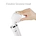 Oopsix Wand Massager Cordless Powerful Personal Body Wand Massager Handheld Electric-10 Pulsation Vibration Portable USB Rechargeable Massager for Women Muscle Aches and Sports Recovery (White)