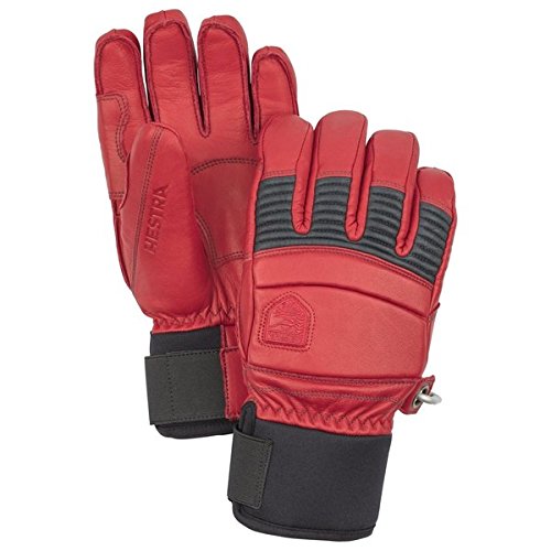 Click the image for more information Hestra Leather Fall Line Glove - Men's Red/Grey, 7
