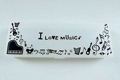 Music Themed Empty Plastic Box Pencil Case